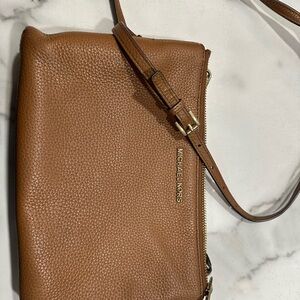 Michael Kors Brown Leather Crossbody Bag